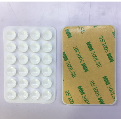 24 Grain Square Suction Cup Mobile Phone Holster Silicone Suction Cup