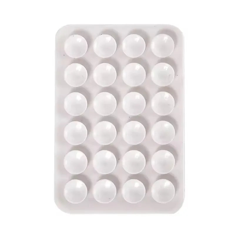 24 Grain Square Suction Cup Mobile Phone Holster Silicone Suction Cup