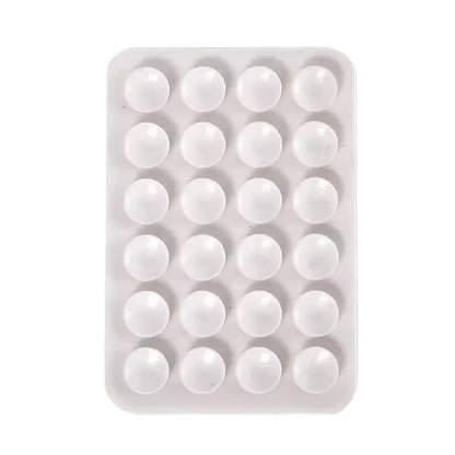 24 Grain Square Suction Cup Mobile Phone Holster Silicone Suction Cup