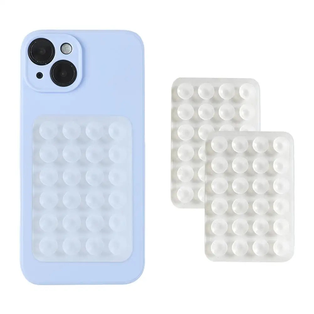 24 Grain Square Suction Cup Mobile Phone Holster Silicone Suction Cup