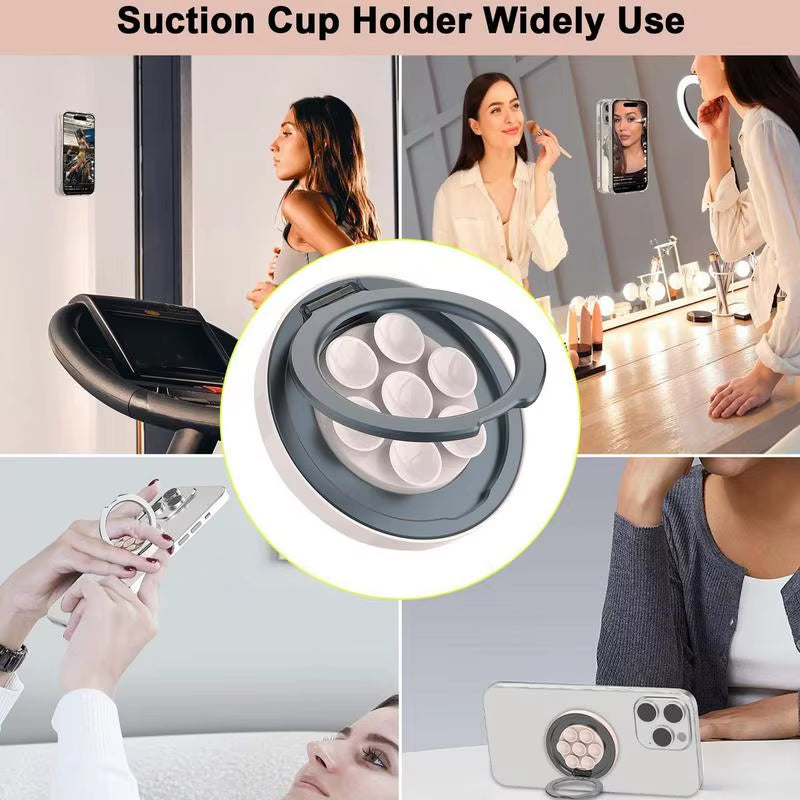 Suction Phone Case Mount Magnetic Multipurpose Suction Grip Case Mount Suction Phone Case Shower Phone Holder Multipurpose