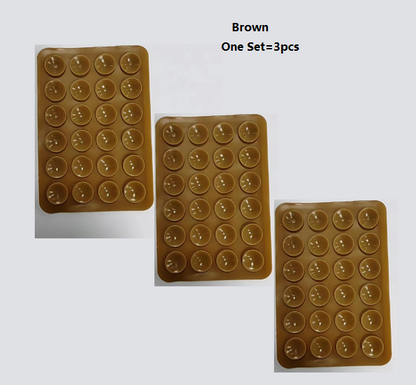 24 Grain Square Suction Cup Mobile Phone Holster Silicone Suction Cup